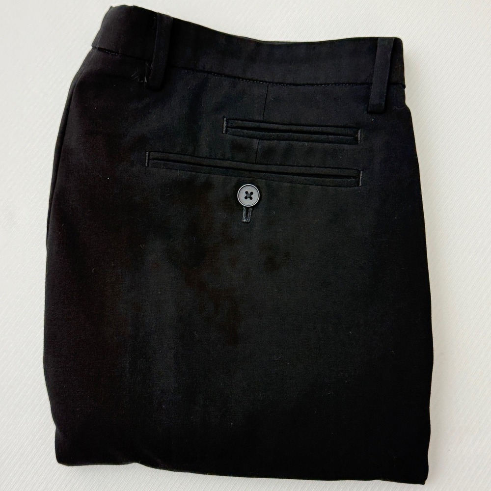 Ministry of Supply Kinetic Slim Pants Mens 32 Black Performance Stretch Chino